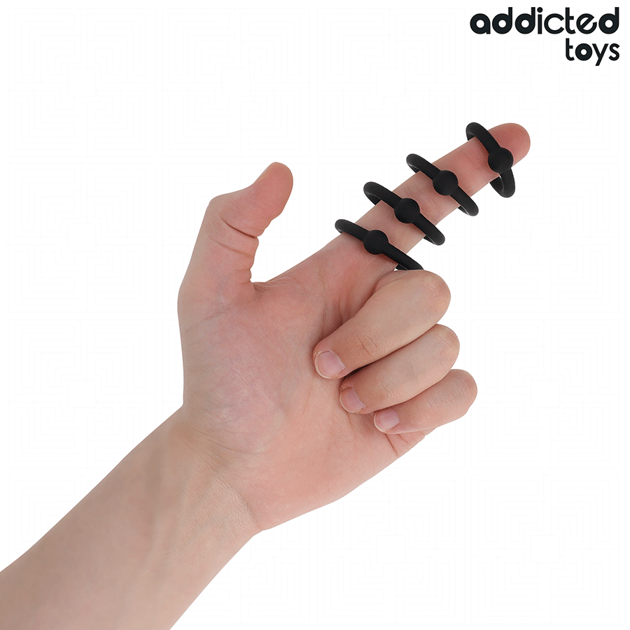 ADDICTED TOYS - ΣΕΤ ΔΑΚΤΥΛΙΔΙΩΝ ΣΙΛΙΚΟΝΗΣ ΥΠΟ ΠΙΕΣΗ