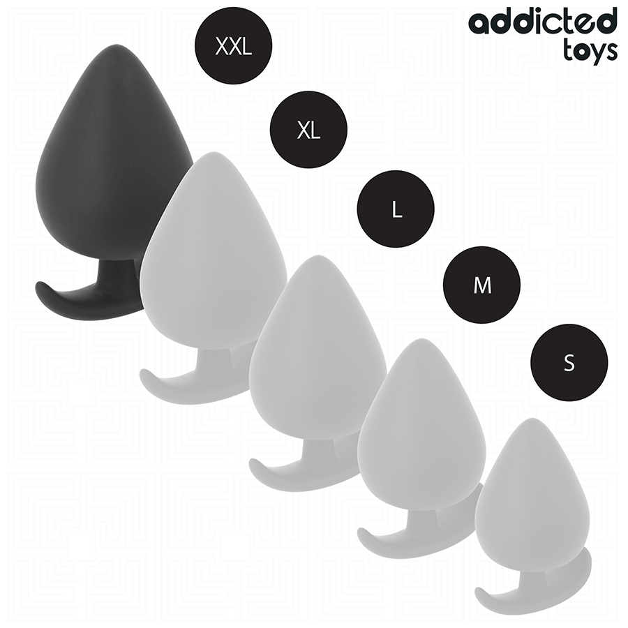 ADDICTED TOYS - Πρωκτικό βύσμα σιλικόνης, μέγεθος XXL 11 cm