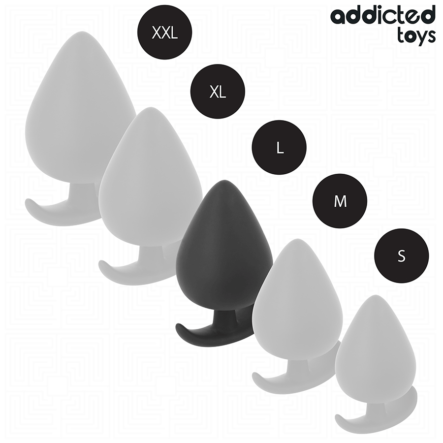 ADDICTED TOYS - Πρωκτικό βύσμα σιλικόνης, μέγεθος L 8 cm