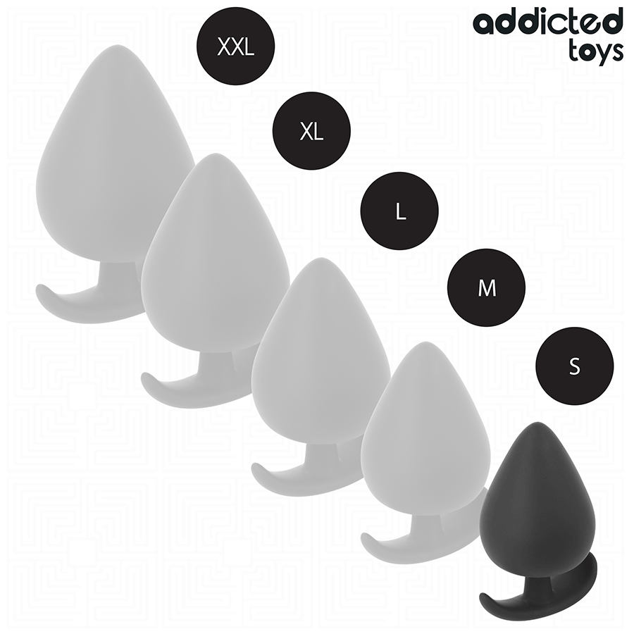 ADDICTED TOYS - Πρωκτικό βύσμα σιλικόνης μέγεθος S 5,3 cm