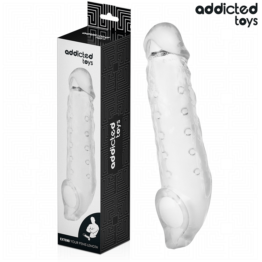 ADDICTED TOYS - ΔΙΑΦΑΝΗ ΕΠΕΚΤΑΣΗ ΠΕΟΥΣ ΜΕΓΕΘΟΣ S 23 CM