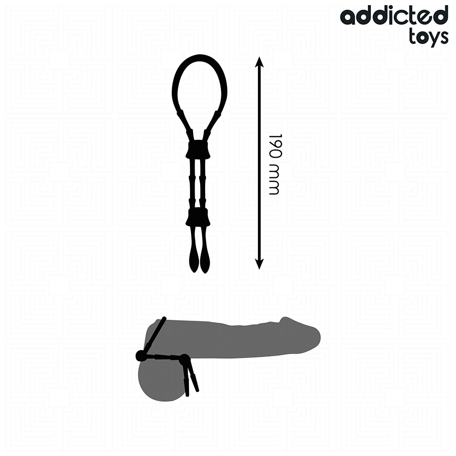 ADDICTED TOYS - ΡΥΘΜΙΖΟΜΕΝΟ ΣΧΟΙΝΙ ΣΙΛΙΚΟΝΗΣ ΓΙΑ ΤΟ ΠΕΟΣ