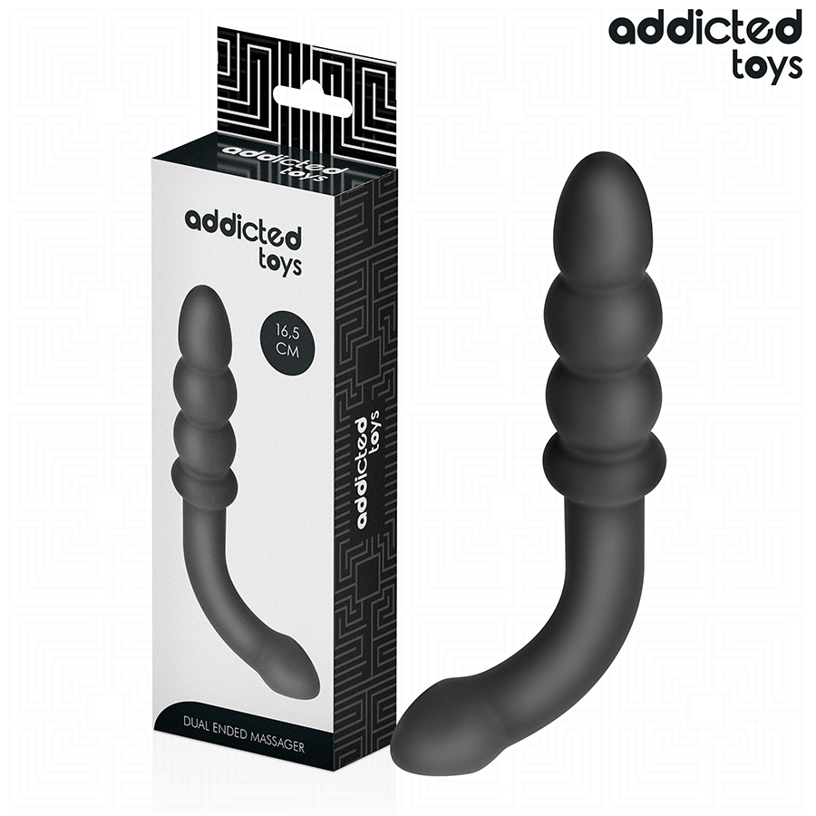 ADDICTED TOYS - ΔΙΠΛΟ ΠΡΩΚΤΙΚΟ ΜΑΣΑΖ ΣΙΛΙΚΟΝΗΣ 16,5 CM