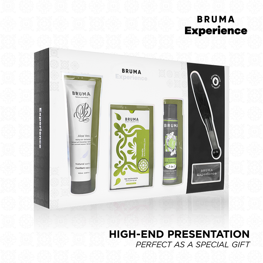 BRUMA XPERIENCE - ΚΙΤ ΠΕΙΡΑΣΜΟΥ ΓΛΥΚΟΥ ΚΑΡΠΟΥΖΙΟΥ ΜΕ ΕΝΙΣΧΥΤΗ ΟΡΓΑΣΜΟΥ