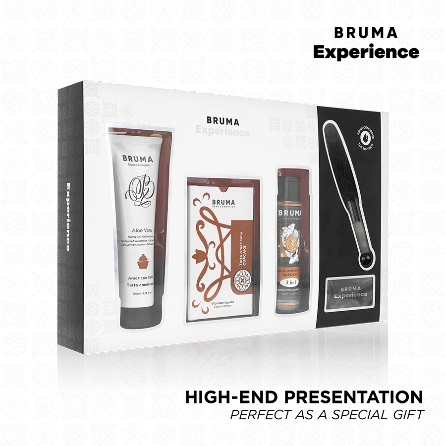 BRUMA XPERIENCE - ΚΙΤ ΓΛΥΚΟΥ ΠΕΙΡΑΣΜΟΥ ΔΟΝΗΤΙΚΟ-ΟΡΓΑΣΜΙΚΟ ΑΜΕΡΙΚΑΝΙΚΟ ΚΕΙΚ