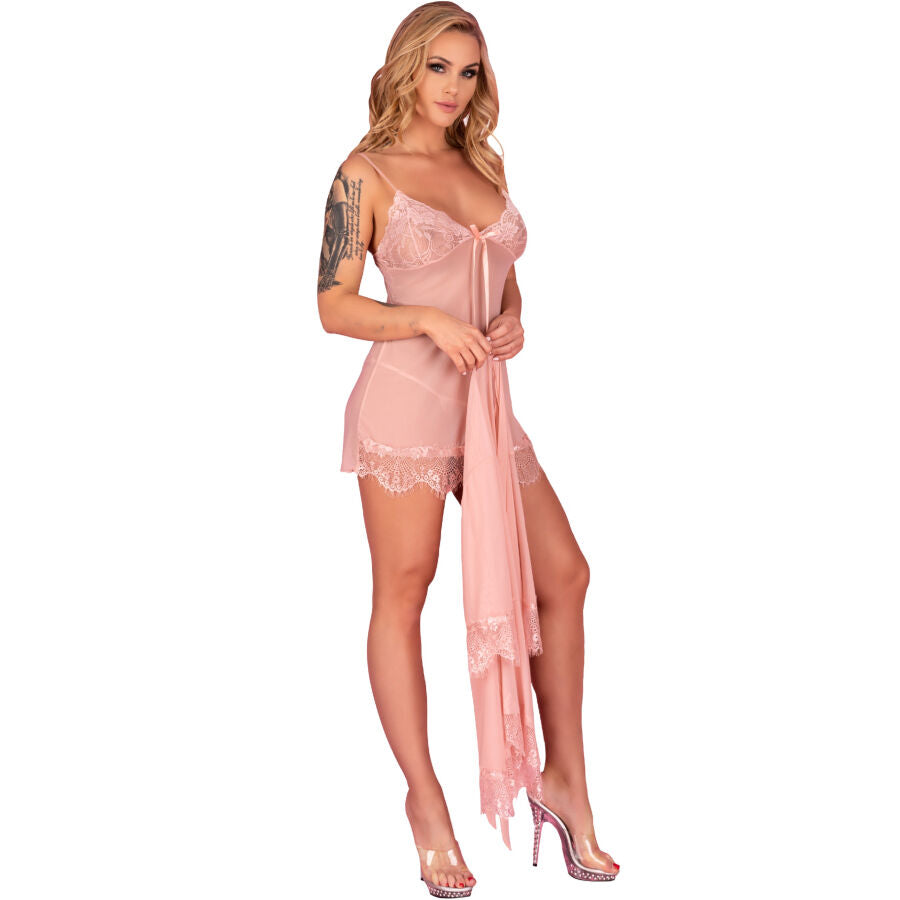 LIVCO CORSETTI FASHION - HYEONA 1710 BABYDOLL + TRING ROSE S