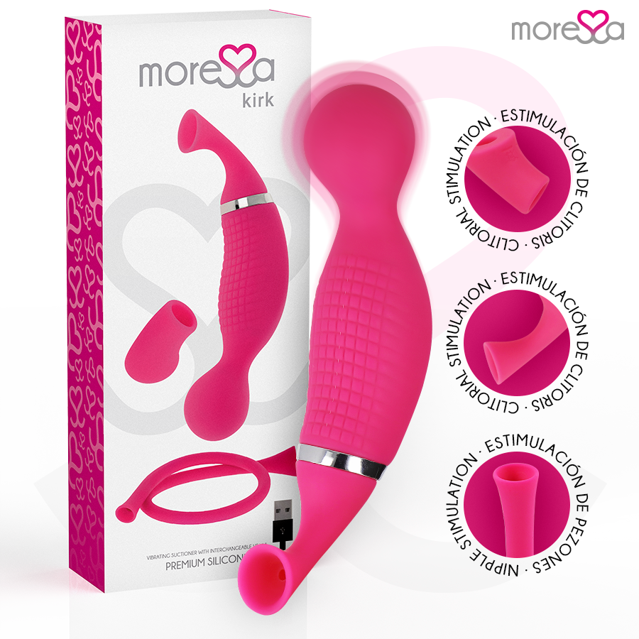 MORESSA - KIRK DUO SUCTION + MULTI-PERFORMANCE ΜΑΣΑΖ ΠΟΛΛΑΠΛΩΝ ΑΠΟΔΟΣΕΩΝ PREMIUM ΣΙΛΙΚΟΝΗΣ ΕΠΑΝΑΦΟΡΤΙΖΟΜΕΝΗ