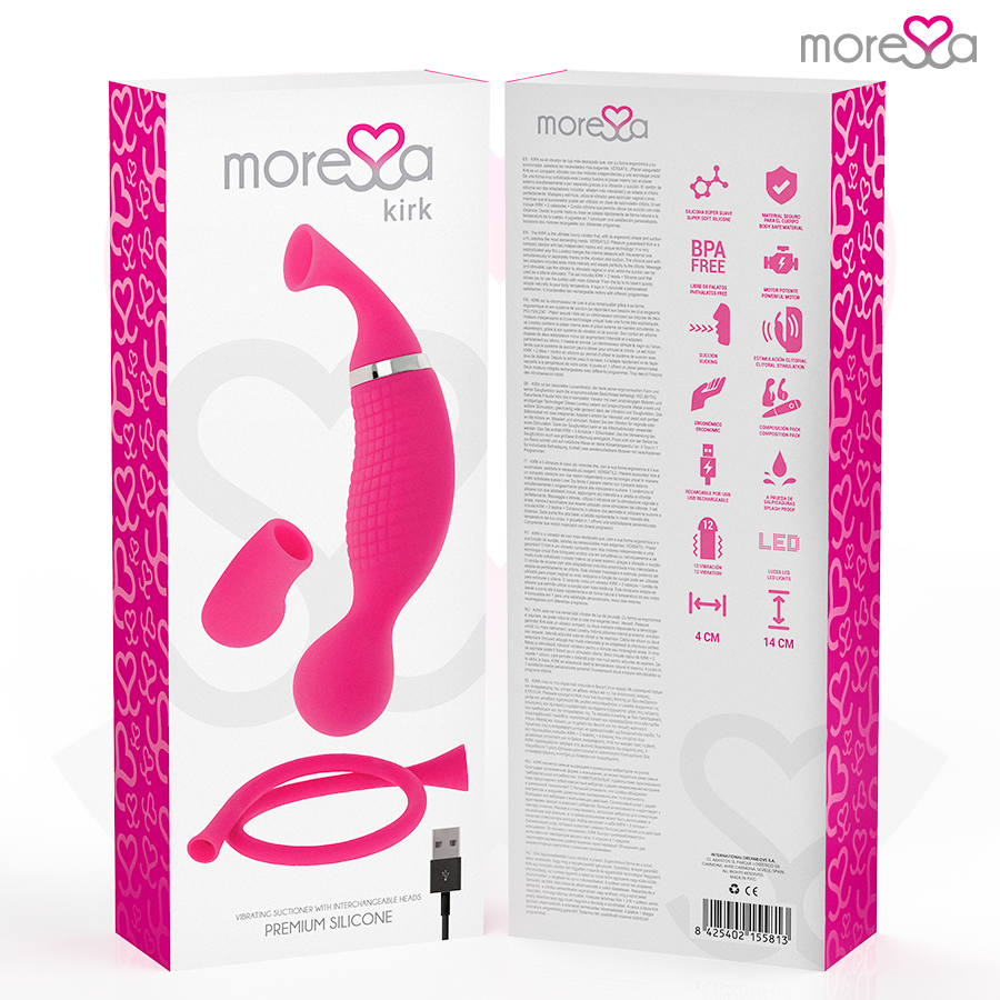 MORESSA - KIRK DUO SUCTION + MULTI-PERFORMANCE ΜΑΣΑΖ ΠΟΛΛΑΠΛΩΝ ΑΠΟΔΟΣΕΩΝ PREMIUM ΣΙΛΙΚΟΝΗΣ ΕΠΑΝΑΦΟΡΤΙΖΟΜΕΝΗ