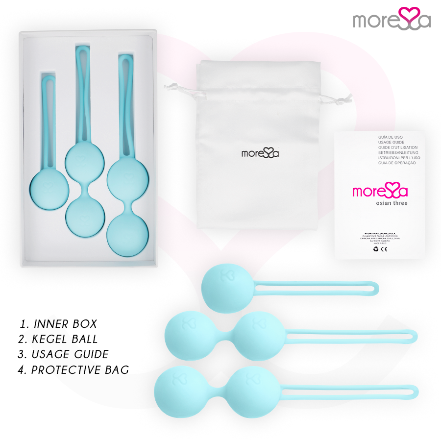 MORESSA - OSIAN SET PREMIUM ΤΥΡΚΟΥΑΖ ΣΙΛΙΚΟΝΗΣ