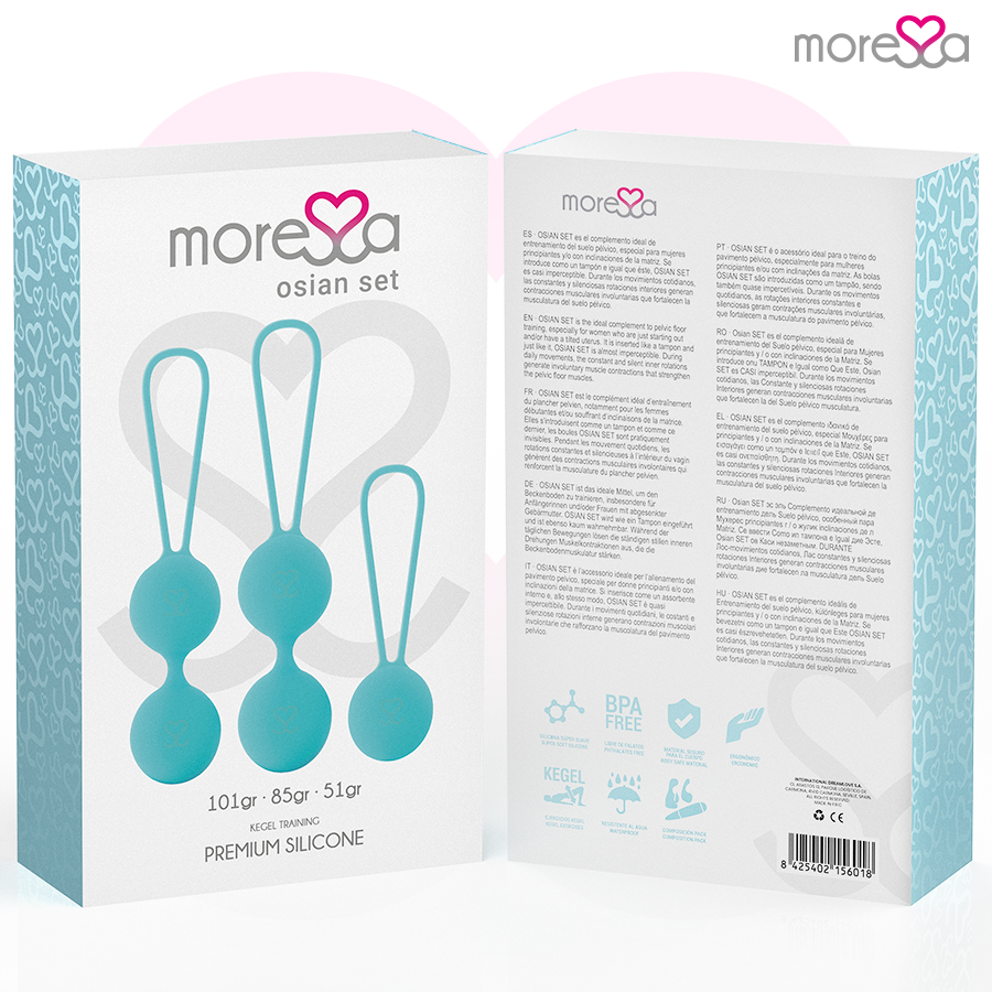 MORESSA - OSIAN SET PREMIUM ΤΥΡΚΟΥΑΖ ΣΙΛΙΚΟΝΗΣ