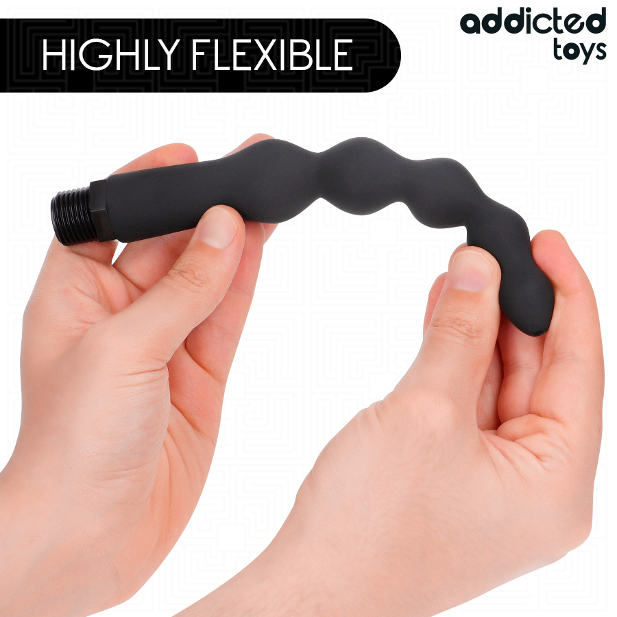 ADDICTED TOYS - ANAL CLEANER WITH UNIVERSAL ADAPTER MODEL 5