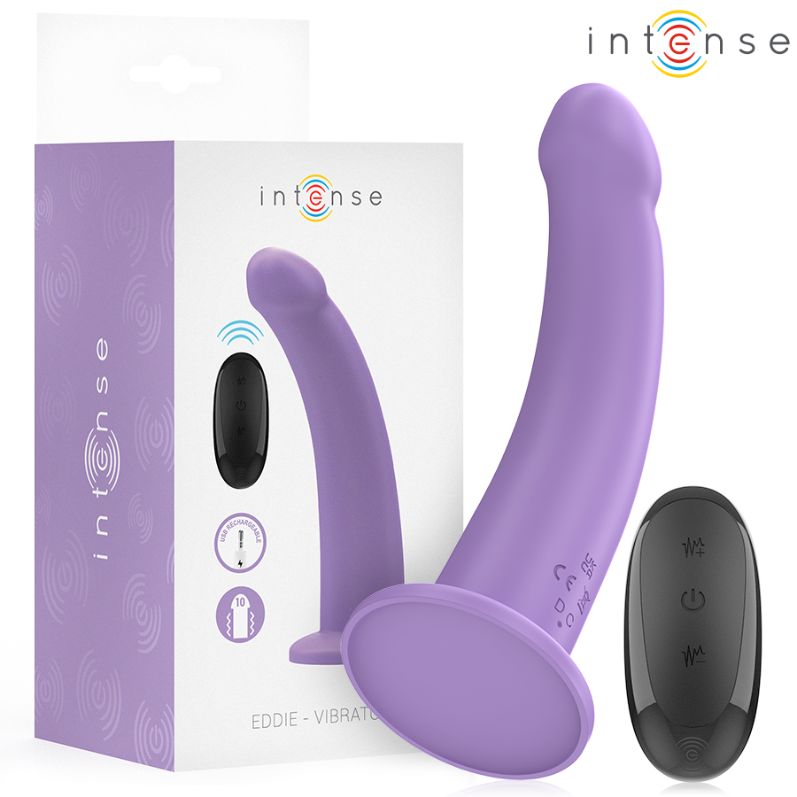 INTENSE - ΔΟΝΗΤΗΣ EDDIE 17,5 CM 10 ΔΟΝΗΣΕΙΣ ΜΩΒ ΤΗΛΕΧΕΙΡΙΣΤΗΡΙΟ
