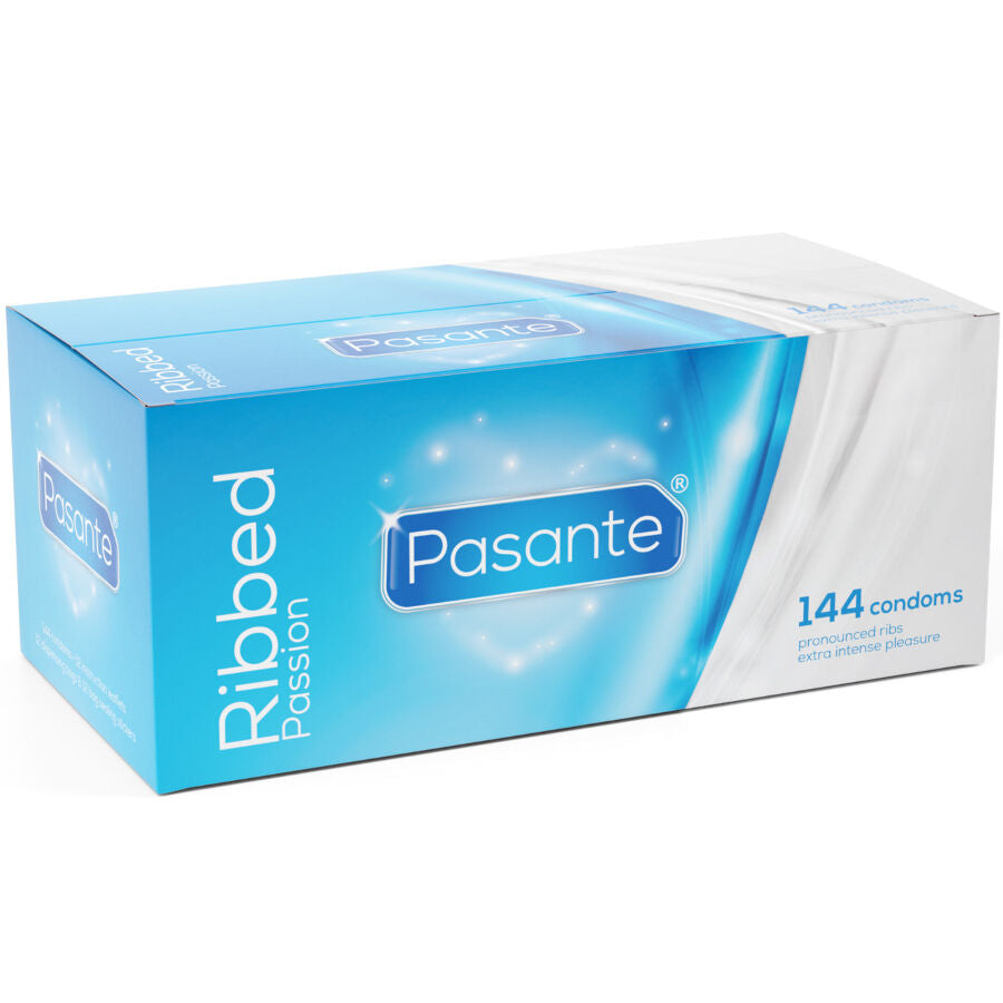 PASANTE - Ραβδωτά προφυλακτικά PASSION Κουτί 144 τεμαχίων