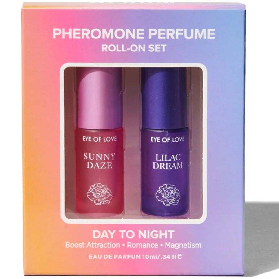 EYE OF LOVE - BLOOM ΣΕΤ ΑΡΩΜΑΤΟΣ ROLL-ON ΜΕ ΦΕΡΟΜΟΝΕΣ ΑΠΟ ΤΗΝ ΗΜΕΡΑ ΣΕ ΝΥΧΤΑ 2 X 5 ML