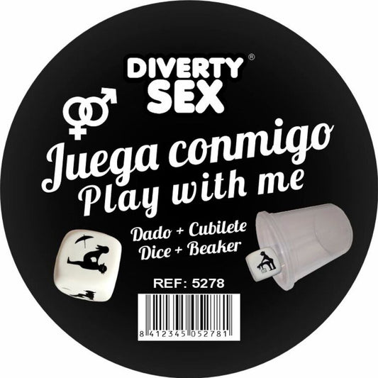 DIABLO PICANTE - WHITE HARD DICE WITH POSITIONS AND CUBE