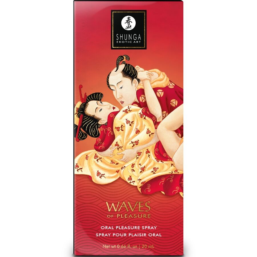 SHUNGA - WAVES PLEASURE SPRAY ΣΤΟΜΑΤΙΚΟ ΣΕΞΟΥΑΛΙΚΟ ΦΡΑΟΥΛΑ 20 ML