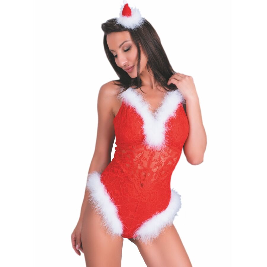 LIVCO CORSETTI FASHION - NAUGHTY SANTA LC 90706 ΧΡΙΣΤΟΥΓΕΝΝΙΑΤΙΚΟ ΚΟΜΜΑΤΙ S/M