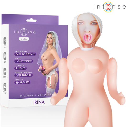 ΚΟΥΚΛΕΣ INTENSE - ΦΟΥΣΚΩΤΗ ΚΟΥΚΛΑ IRINA ΜΕ ΤΡΙΑ ΣΤΟΜΙΑ