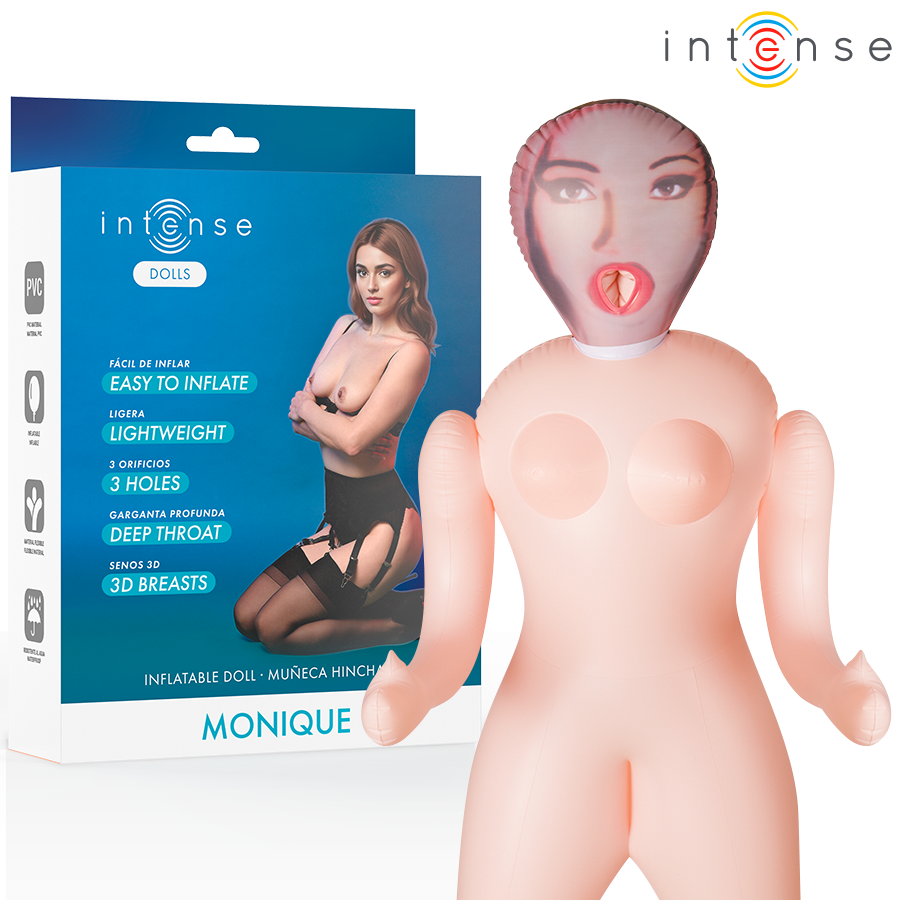 ΚΟΥΚΛΕΣ INTENSE - ΦΟΥΣΚΩΤΗ ΚΟΥΚΛΑ MONIQUE ΜΕ ΤΡΙΑ ΣΤΟΜΙΑ