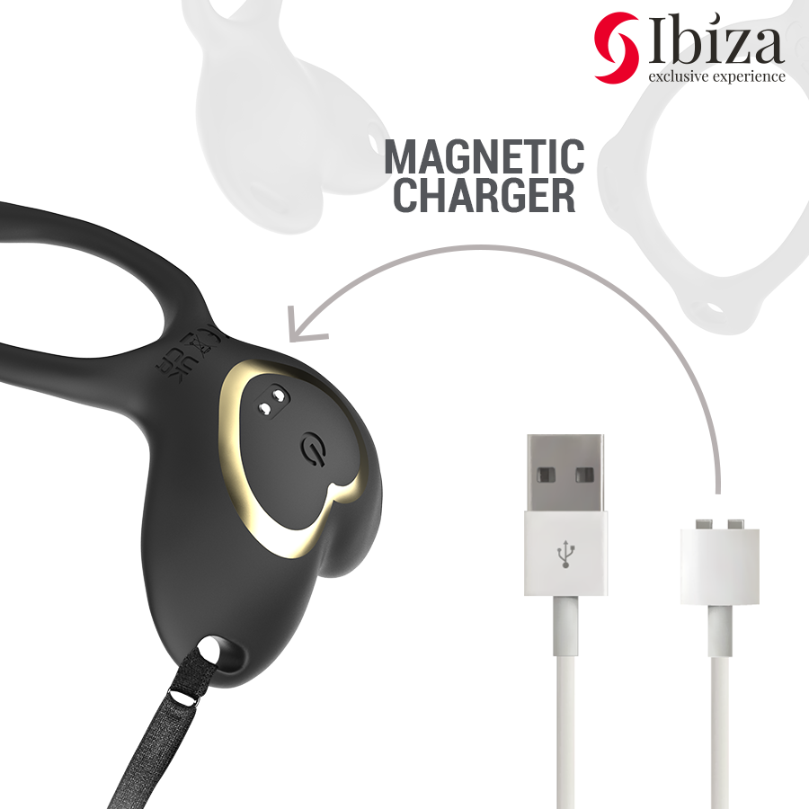 IBIZA - HEART PANTY COUPLE VIBRATOR REMOTE CONTROL