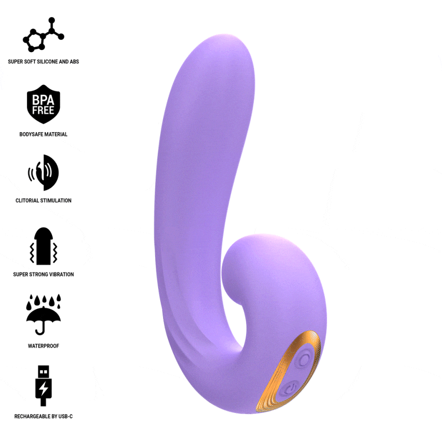 INTENSE - MERYL DOUBLE VIBRATION CLITORIS STIMULATOR
