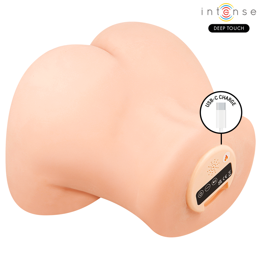 INTENSE DEEP TOUCH - GINGER ANAL AND VAGINAL MASTURBATOR WITH SUCTION, HEAT, VIBRATION AND VOICE EFFECTS WITH REMOTE CONTROL 5.3 KG