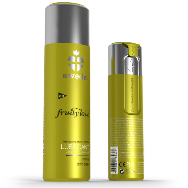 SWEDE - ΛΙΠΑΝΤΙΚΟ FRUITY LOVE ΒΑΝΙΛΙΑ ΧΡΥΣΟ ΑΧΛΑΔΙ 50 ML