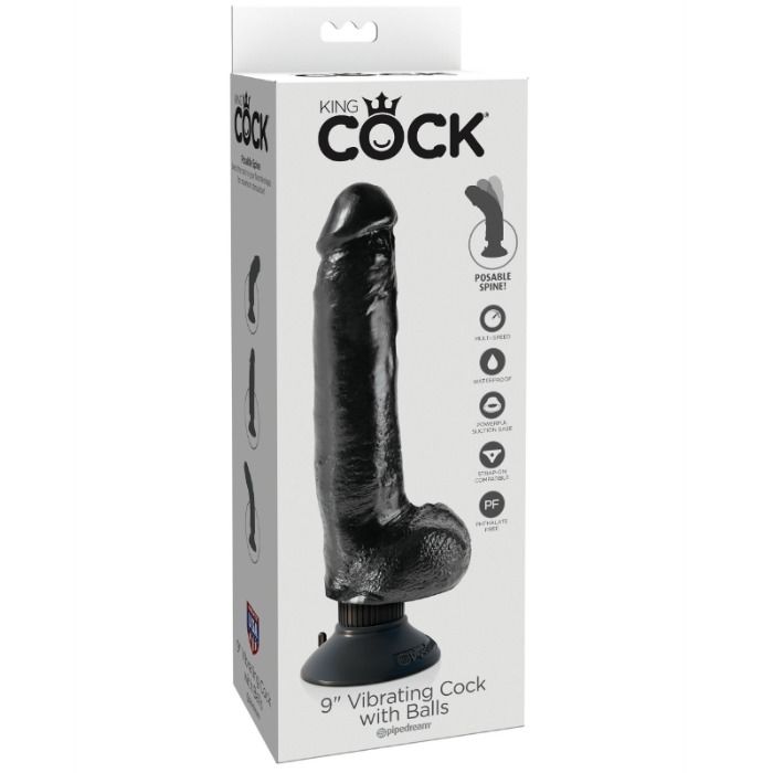 KING COCK - ΔΟΝΟΥΜΕΝΟΣ ΠΕΤΡΕΣ 23 ΕΚ. ΜΕ ΜΠΑΛΑΚΙΑ ΜΑΥΡΟ