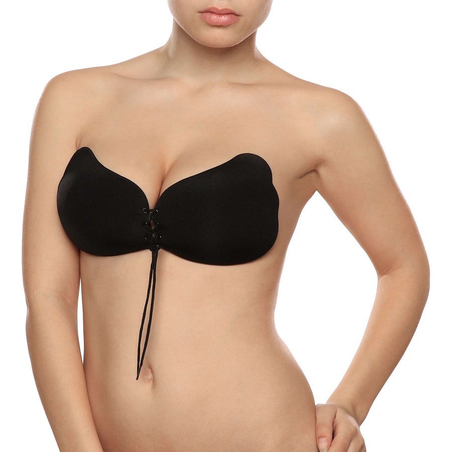 BYE-BRA - LACE-IT ΕΝΙΣΧΥΤΙΚΟ PUSH-UP ΜΑΥΡΟ CUP A