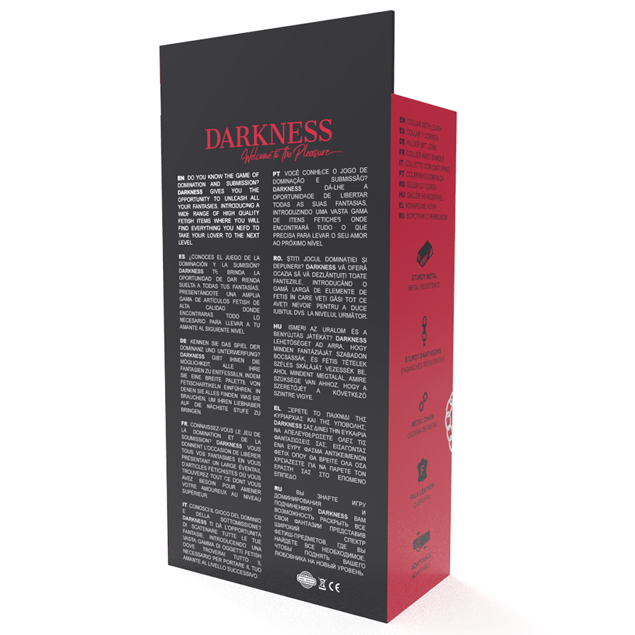 DARKNESS - ΜΑΛΑΚΟ ΔΕΡΜΑ ΚΟΛΙΕ ΜΕ ΑΛΥΣΙΔΑ