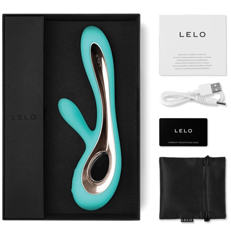 Δονητής LELO SORAYA 2 RABBIT AQUA GREEN