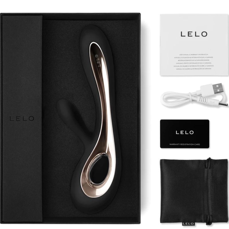 LELO - SORAYA 2 ΜΑΥΡΟΣ ΔΟΝΗΤΗΣ ΚΟΥΝΕΛΙΟΥ