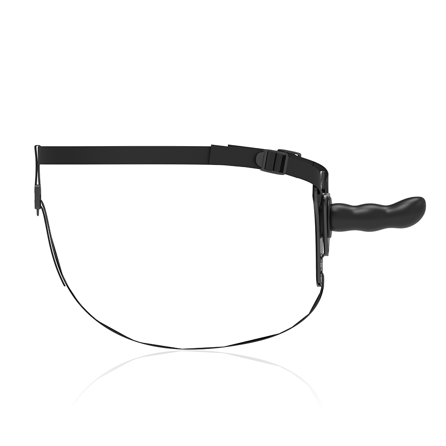 ΖΩΝΗ ΥΠΟΤΑΚΤΙΚΗΣ ΦΕΤΙΣ - ΜΑΥΡΟ ΣΙΛΙΚΟΝΗΣ G-SPOT 16 CM