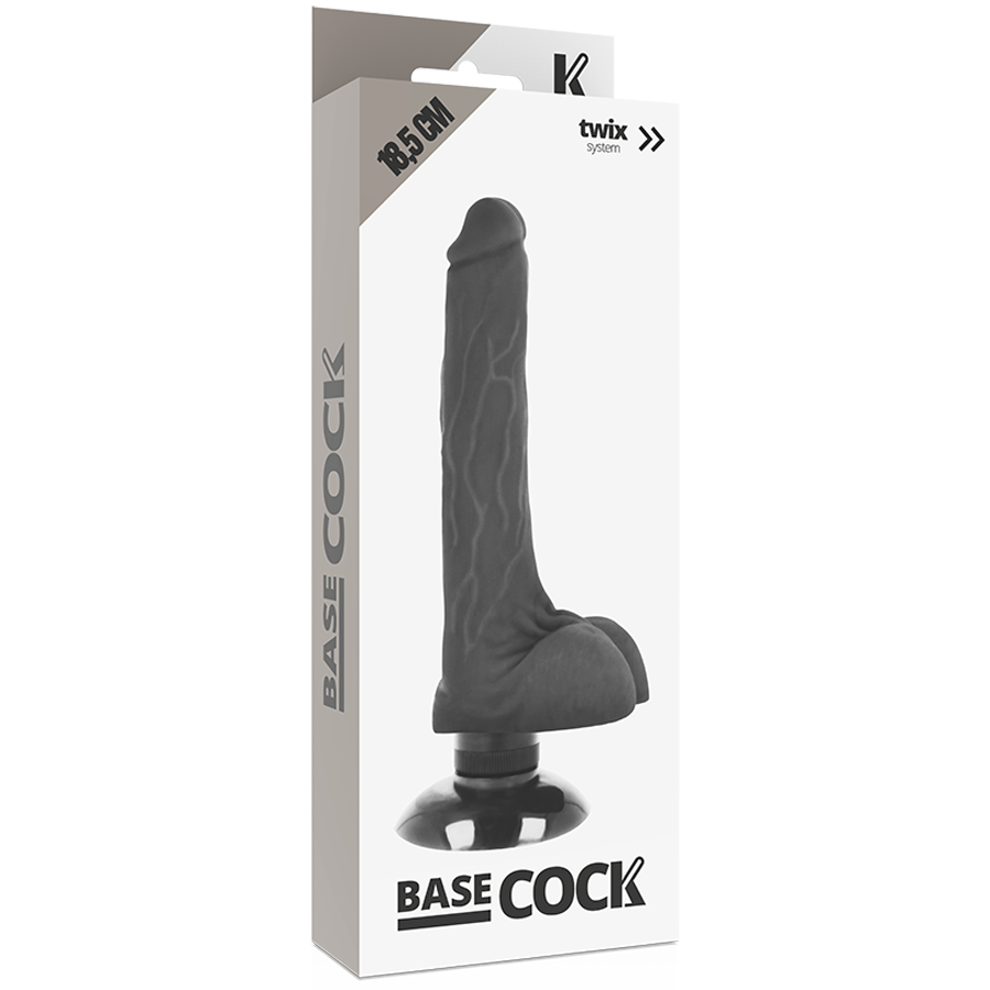 BASECOCK - ΡΕΑΛΙΣΤΙΚΟΣ ΔΟΝΗΤΗΣ 2-1 ΜΑΥΡΟΣ 18,5 CM -O- 4 CM