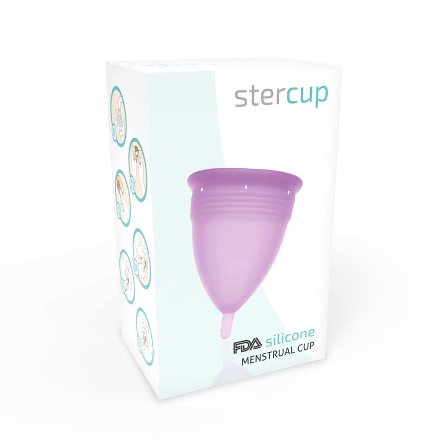 STERCUP - ΚΥΠΕΛΛΟ ΕΜΜΗΝΟΣ ΣΙΛΙΚΟΝΗΣ FDA VIOLET - ΜΕΓΕΘΟΣ L