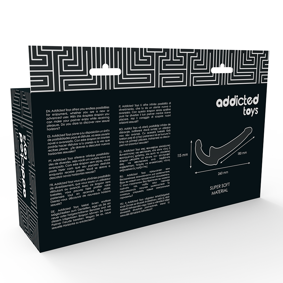 ADDICTED TOYS - ΔΟΝΗΤΗΣ ΜΕ RNA S ΧΩΡΙΣ ΥΠΟΒΟΛΗ ΜΑΥΡΟΣ