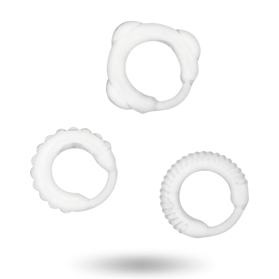 ADDICTED TOYS - ΣΕΤ C-RING ΔΙΑΦΑΝΕΣ
