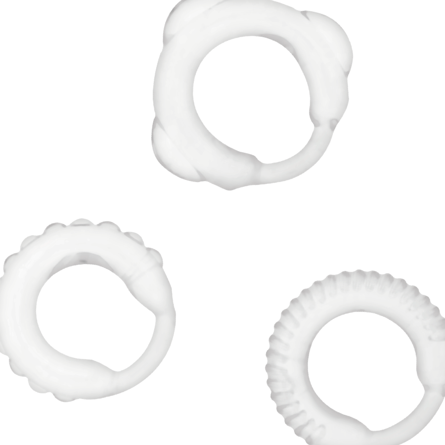 ADDICTED TOYS - ΣΕΤ C-RING ΔΙΑΦΑΝΕΣ