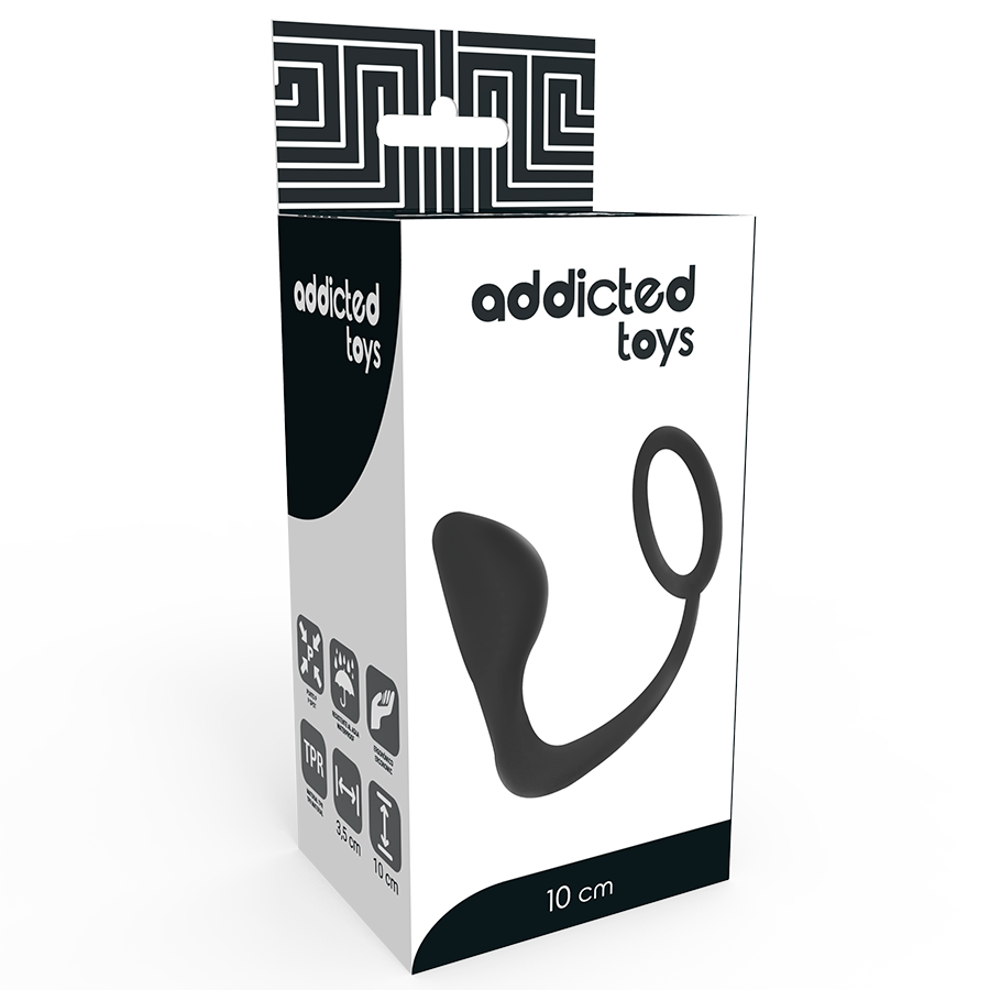 ADDICTED TOYS - ΠΡΩΚΤΙΚΗ ΣΥΣΦΙΞΗ ΜΕ ΜΑΥΡΟ ΔΑΧΤΥΛΙΔΙ ΠΕΟΥΣ