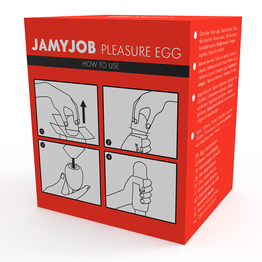 JAMYJOB - Αυνανιστήρας Αυγών Κόκκινη Έκδοση Διακριτή