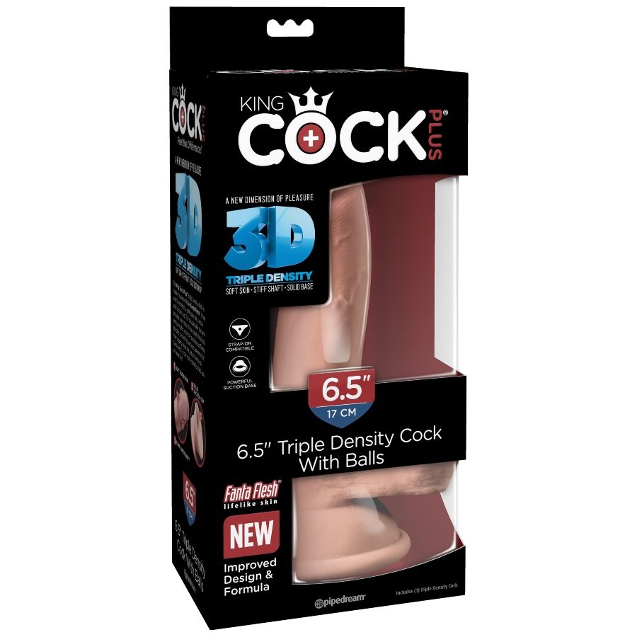KING COCK - Ομοίωμα Πέους Τριπλής Πυκνότητας 14 cm
