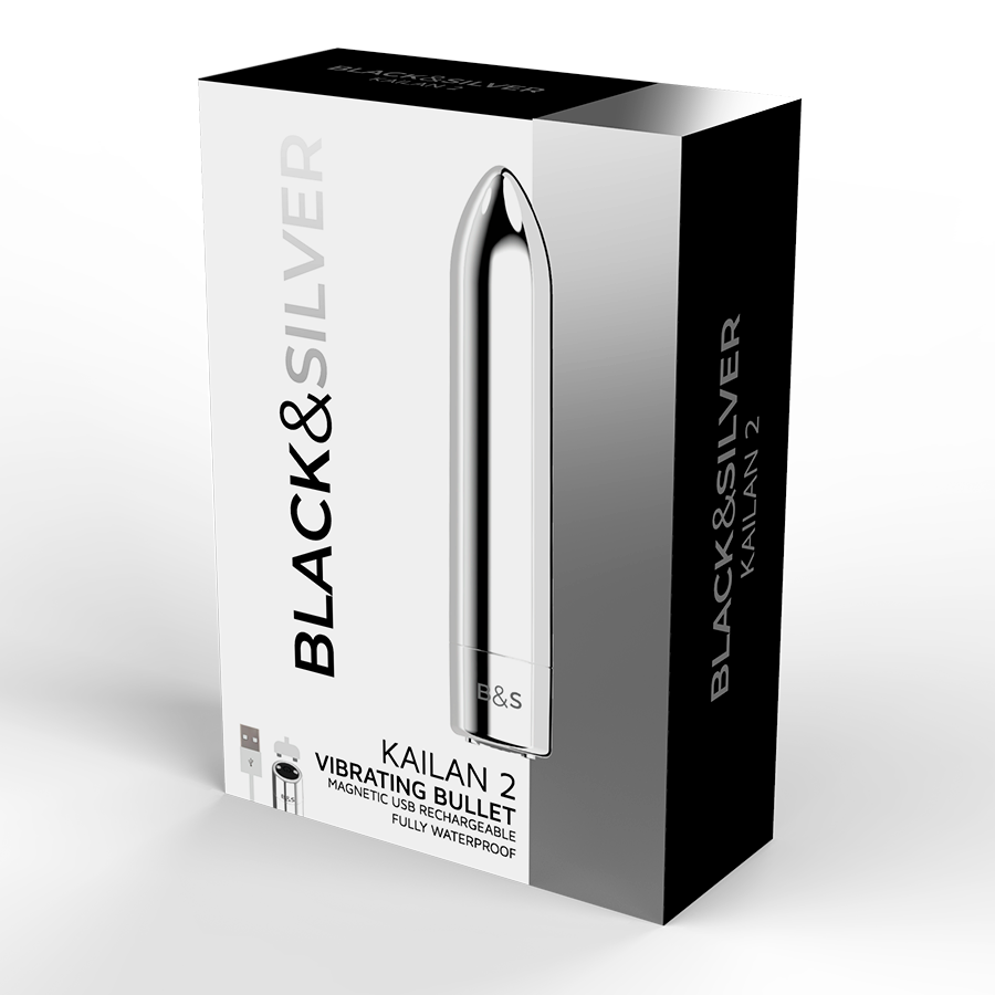 BLACK&SILVER - KAILAN 2 ΑΣΗΜΕΝΙΑ ΔΟΝΟΥΜΕΝΗ ΜΑΓΝΗΤΙΚΗ ΣΦΑΙΡΑ