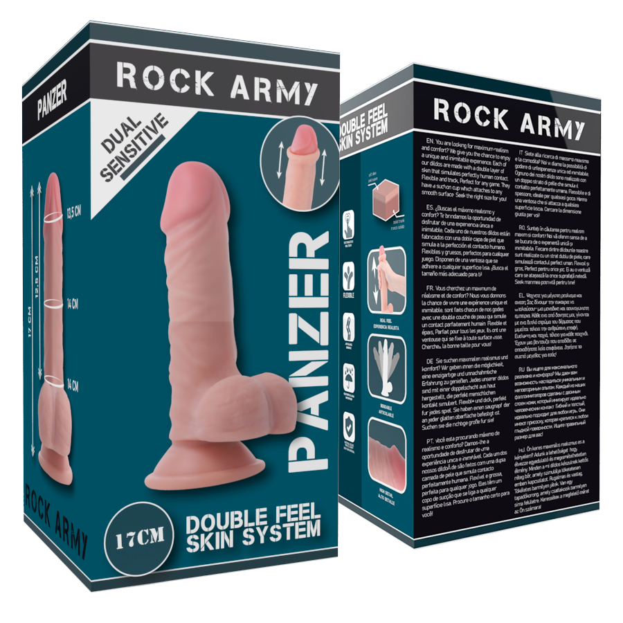 ROCKARMY - ΠΑΝΖΕΡ ΔΙΠΛΗΣ ΠΥΚΝΟΤΗΤΑΣ 17 CM -O- 4.46 CM