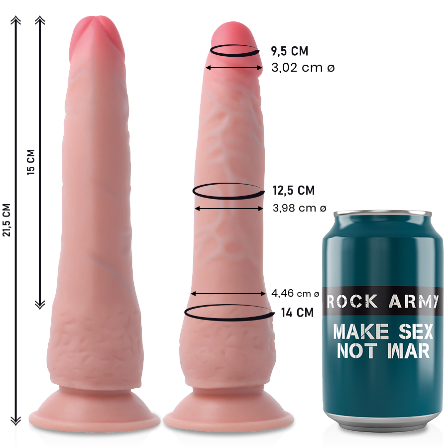 ROCKARMY - ΣΤΑΥΡΟΣ ΔΙΠΛΗΣ ΠΥΚΝΟΤΗΤΑΣ 21,5 CM -O- 4,46 CM