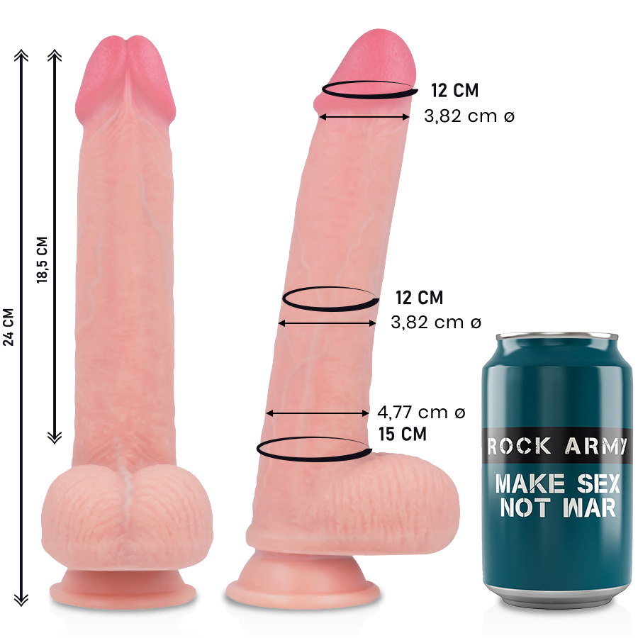 ROCKARMY - ΥΓΡΗ ΣΙΛΙΚΟΝΗ PREMIUM KINGCOBRA REALISTIC 24 CM -O- 4,77 CM