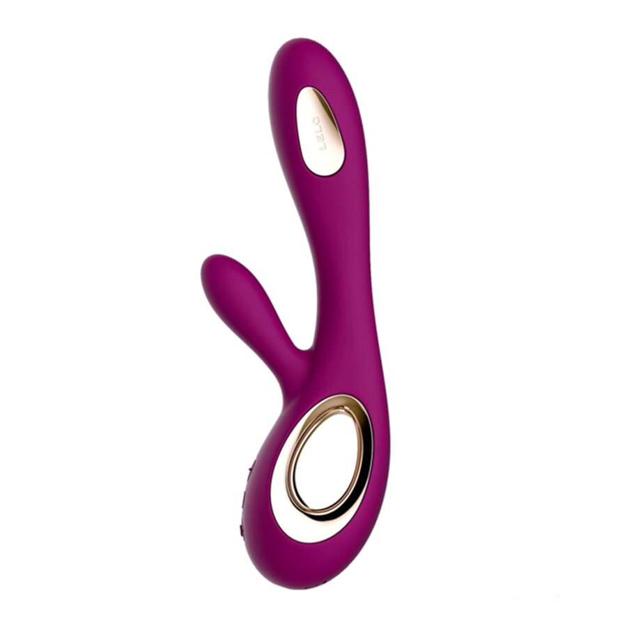 LELO - ΔΟΝΗΤΗΣ ΜΕ ΚΥΜΑΤΑ SORAYA RABBIT ΜΩΒ