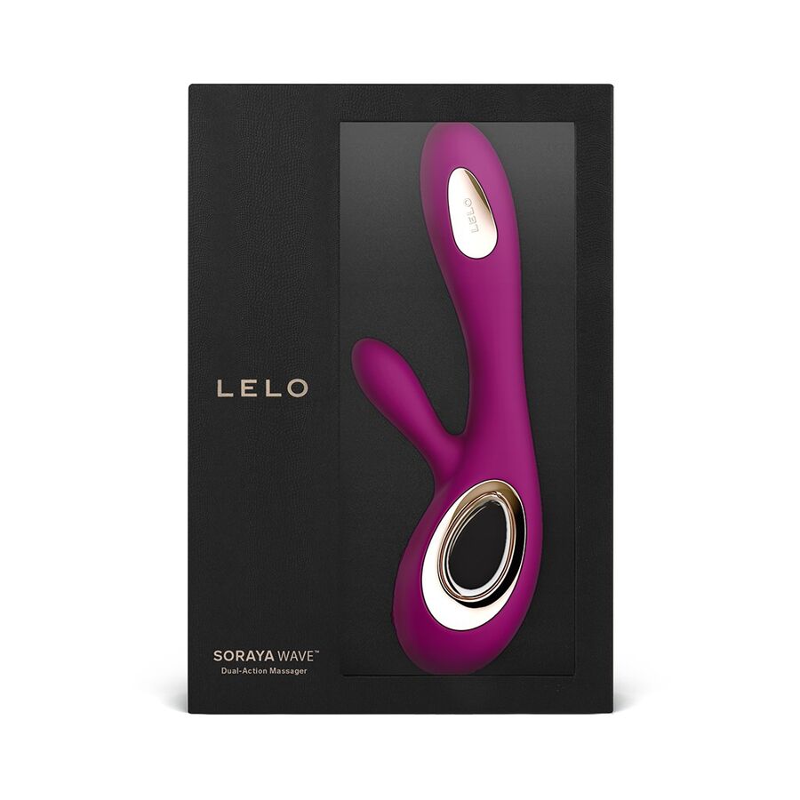 LELO - ΔΟΝΗΤΗΣ ΜΕ ΚΥΜΑΤΑ SORAYA RABBIT ΜΩΒ