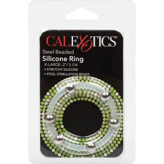 CALEXOTICS - ΔΑΧΤΥΛΙΔΙ ΣΙΛΙΚΟΝΗΣ ΜΕ ΧΑΝΤΡΕΣ ΑΠΟ ΑΤΣΑΛΙ XL