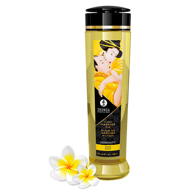 SHUNGA - SERENITY ΕΡΩΤΙΚΟ ΛΑΔΙ ΜΑΣΑΖ 240 ML