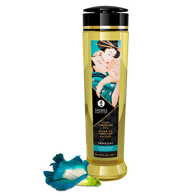 SHUNGA - ΑΙΣΘΗΣΙΑΚΟ ΕΡΩΤΙΚΟ ΛΑΔΙ ΜΑΣΑΖ 240 ML